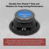 imageRockville RM104PRO MidRange Pro Car Speaker 10 600W 4 Ohm MidBass Kevlar Cone Open Basket CEA Compliant 56oz Magnet Perfect for Car Audio