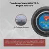 imageRockville RM68PRO Midrange Car Speaker 65 200W 8 Ohm MidBass Open Basket Kevlar Cone CEA Compliant 90oz Magnet Perfect for Car Audio4 Ohm Pro Series