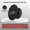 imageRockville RM68PRO Midrange Car Speaker 65 200W 8 Ohm MidBass Open Basket Kevlar Cone CEA Compliant 90oz Magnet Perfect for Car Audio4 Ohm Pro Series