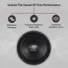 imageRockville RM68PRO Midrange Car Speaker 65 200W 8 Ohm MidBass Open Basket Kevlar Cone CEA Compliant 90oz Magnet Perfect for Car Audio8 Ohm Pro Series
