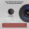 imageRockville RM68SP MidRange Car Speaker 65 120W 8 Ohm Dual Cone Kevlar Foam Suspension Bullet Phase Plug CEA Compliant Perfect for Car Audio4 Ohm Dual Cone