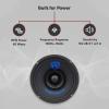imageRockville RM68SP MidRange Car Speaker 65 120W 8 Ohm Dual Cone Kevlar Foam Suspension Bullet Phase Plug CEA Compliant Perfect for Car Audio4 Ohm Dual Cone