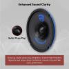 imageRockville RM68SP MidRange Car Speaker 65 120W 8 Ohm Dual Cone Kevlar Foam Suspension Bullet Phase Plug CEA Compliant Perfect for Car Audio8 Ohm Dual Cone