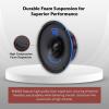 imageRockville RM68SP MidRange Car Speaker 65 120W 8 Ohm Dual Cone Kevlar Foam Suspension Bullet Phase Plug CEA Compliant Perfect for Car Audio8 Ohm Dual Cone