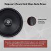 imageRockville RM84PRO MidRange Competition Car Speaker 8 300W 4 Ohm Kevlar Cone Open Basket CEA Compliant 100oz Magnet Perfect for Car Audio