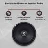 imageRockville RM84PRO MidRange Competition Car Speaker 8 300W 4 Ohm Kevlar Cone Open Basket CEA Compliant 100oz Magnet Perfect for Car Audio