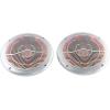 imageRockville RMC65LB 65quot 600W 2Way Marine Speakers 75W RMS Each MultiColor LED Remote Control Waterproof UVResistant for Boats and Outdoor AudioSilver