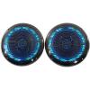 imageRockville RMC80LW 8quot Marine Speakers 800W 2Way White MultiColor LED Lighting with Remote Waterproof and UV Resistant for Boats and OutdoorBlack