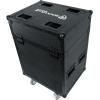 imageRockville RMH2C Case for 2 Large Moving Head Lights Customizable Foam BuiltIn Wheels Butterfly Latches for DJs and Event Lighting ProfessionalsBlack