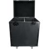 imageRockville RMH2C Case for 2 Large Moving Head Lights Customizable Foam BuiltIn Wheels Butterfly Latches for DJs and Event Lighting ProfessionalsBlack