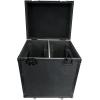imageRockville RMH2C Case for 2 Large Moving Head Lights Customizable Foam BuiltIn Wheels Butterfly Latches for DJs and Event Lighting ProfessionalsBlack