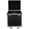 imageRockville RMH2C Case for 2 Large Moving Head Lights Customizable Foam BuiltIn Wheels Butterfly Latches for DJs and Event Lighting ProfessionalsWhite