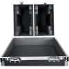 imageRockville RMH2C Case for 2 Large Moving Head Lights Customizable Foam BuiltIn Wheels Butterfly Latches for DJs and Event Lighting ProfessionalsWhite