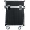 imageRockville RMH2C Case for 2 Large Moving Head Lights Customizable Foam BuiltIn Wheels Butterfly Latches for DJs and Event Lighting ProfessionalsWhite