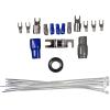 imageRockville RMWK4 4 AWG Marine Amplifier Wiring Kit Waterproof TinnedOFCCCA HighCurrent Complete Install for Boat ampamp Car Audio