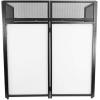 imageRockville ROCKBOOTH DJ Event Booth Facade w 395quot x 20quot Table Detachable Table BlackWhite Scrims Travel Bag for Mobile DJs and Event ProfessionalsBlack