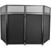imageRockville ROCKBOOTH DJ Event Booth Facade w 395quot x 20quot Table Detachable Table BlackWhite Scrims Travel Bag for Mobile DJs and Event ProfessionalsBlack