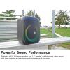 imageRockville ROCKBOX PRO V2 150W Portable Bluetooth Speaker LED Party Lights TWS Pairing Mic Input for Outdoor Events and Karaoke