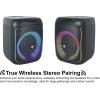 imageRockville ROCKBOX PRO V2 150W Portable Bluetooth Speaker LED Party Lights TWS Pairing Mic Input for Outdoor Events and Karaoke