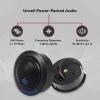 imageRockville RT5 Aluminum Tweeter Pair 28quot 120W 4 Ohms Titanium Diaphragm Kapton Voice Coil High Sensitivity CEA Perfect for Car and Pro AudioSilk Dome with Crossover