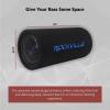 imageRockville RTB80A Powered Subwoofer Bass Tube 8quot 400W Peak200 Watts RMS Deep Bass BuiltIn Amp Crossover Vented Enclosure Perfect for Car Audio