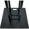 imageRockville RTP33TV Black Totem DJ SpeakerLighting Stand Detachable TV Mount Adjustable Height Stable Base for DJs and Event ProfessionalsBlack