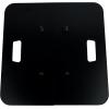 imageRockville RTPGO Black Collapsible DJ Totem Light Stand 132 lbs Capacity Portable with Bag and BlackWhite Scrims Adjustable Height 3970 Inches for DJs and Event LightingBlack
