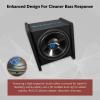 imageRockville RV121C 600W 12quot Loaded Car Subwoofer Enclosure with 1200W Mono Amplifier and Amp Kit CEA2006 Compliant Ported Design for Car Audio Systems