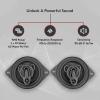 imageRockville RV353A 35quot 3Way Car Speakers 200W Rich Bass CEA Rated Polypropylene Woofer Butyl Surround 12quot PEI Tweeter Perfect for Car Audio