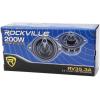 imageRockville RV353A 35quot 3Way Car Speakers 200W Rich Bass CEA Rated Polypropylene Woofer Butyl Surround 12quot PEI Tweeter Perfect for Car Audio