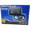 imageRockville RV463A 4x6quot 3Way Car Speakers 500W Rich Bass CEA Rated Polypropylene Woofer Butyl Surround With Grilles Perfect for Car Audio