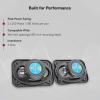 imageRockville RV463A 4x6quot 3Way Car Speakers 500W Rich Bass CEA Rated Polypropylene Woofer Butyl Surround With Grilles Perfect for Car Audio