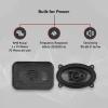 imageRockville RV463A 4x6quot 3Way Car Speakers 500W Rich Bass CEA Rated Polypropylene Woofer Butyl Surround With Grilles Perfect for Car Audio