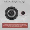 imageRockville RV63A 65quot 3Way Car Speakers 750W 4 Ohm Polypropylene Woofer Butyl Rubber Surround With Grilles CEA Compliant Perfect for Car Audio
