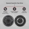 imageRockville RV63A 65quot 3Way Car Speakers 750W 4 Ohm Polypropylene Woofer Butyl Rubber Surround With Grilles CEA Compliant Perfect for Car Audio