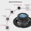 imageRockville RV63A 65quot 3Way Car Speakers 750W 4 Ohm Polypropylene Woofer Butyl Rubber Surround With Grilles CEA Compliant Perfect for Car Audio