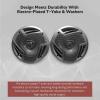 imageRockville RV652C 65quot Component Car Speakers 750W 4 Ohm CEA Rated Polypropylene Woofer Butyl Surround PEI Tweeter Perfect for Car Audio