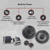 imageRockville RV652C 65quot Component Car Speakers 750W 4 Ohm CEA Rated Polypropylene Woofer Butyl Surround PEI Tweeter Perfect for Car Audio