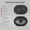 imageRockville RV682C 6x8quot Component Car Speakers 900W 4 Ohm CEA Rated Polypropylene Woofer Butyl Surround 12quot PEI Tweeter Perfect for Car Audio