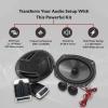imageRockville RV692C 6x9quot Component Car Speakers 1000W 4 Ohm Rich Bass CEA Rated Polypropylene Woofer Butyl Rubber Surround Perfect for Car Audio