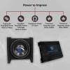 imageRockville RV81A 400W 8quot Loaded Car Subwoofer Enclosure with Mono Amplifier and Amp Kit Vented Design CEA2006 Compliant Compact Size for Car Audio