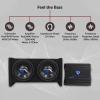 imageRockville RV82A Dual 8quot 800W Subwoofers  1200W Mono Amp Car Audio Kit CEA2006 Compliant Ported Enclosure Complete Wiring for Deep Bass