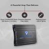 imageRockville RVA6001 Mono Car Amplifier 1200W Peak 200W DynoCertified RMS  4 Ohm ClassAB With Bass Remote Perfect for Subwoofers and Car Audio