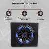 imageRockville RVB121A 500W Active 12 Inch Car Subwoofer with Enclosure Builtin Class AB Amplifier Adjustable Crossover Deep Bass for Car Audio