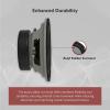 imageRockville RVL6KIT 65quot Component Car Speakers 800W Peak200W RMS 4 Ohm Aluminum Cone 1quot Silk Dome Tweeters Perfect for HighFidelity Car Audio