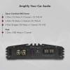 imageRockville RVT1 2Channel Car Amplifier 1000W Peak250W RMS ClassAB MOSFET Power Supply Bass EQ Crossover Perfect for Subwoofers and Car Audio