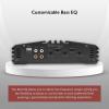 imageRockville RVT1 2Channel Car Amplifier 1000W Peak250W RMS ClassAB MOSFET Power Supply Bass EQ Crossover Perfect for Subwoofers and Car Audio
