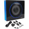 imageRockville RW8CA 8quot 600 Watt UnderSeat Slim Amplified Car Subwoofer Wire Kit