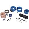 imageRockville RW8CA 8quot 600 Watt UnderSeat Slim Amplified Car Subwoofer Wire Kit