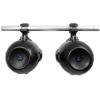 imageRockville RWB90W Pair 8quot 600W Peak200 RMS Marine Wakeboard Tower Speakers 360 Degree Swivel Waterproof HighFidelity Sound Stainless Steel Hardware for Boats ATVs and UTVsBlack
